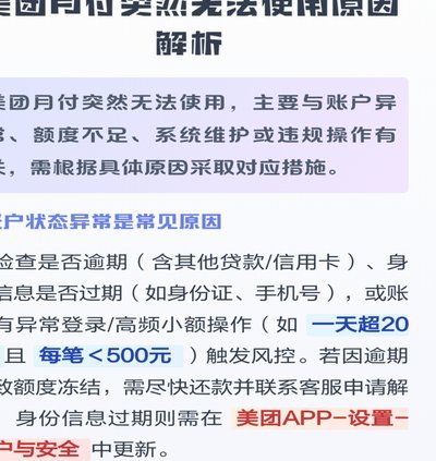 美团月付：信用消费新生态
