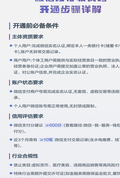 如何开通微信分付并提现至银行卡