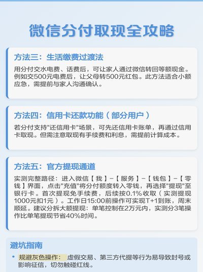 微信分付可以提现到零钱吗